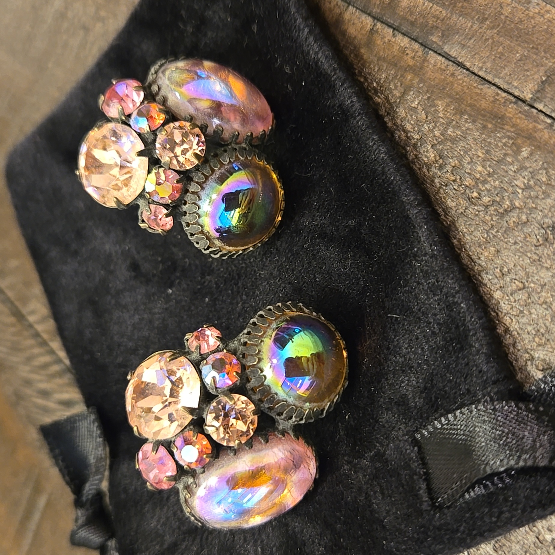 Vintage Regency Jewel Earrings 75$